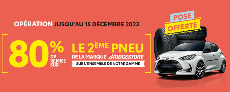 Offre pneus Bridgestone