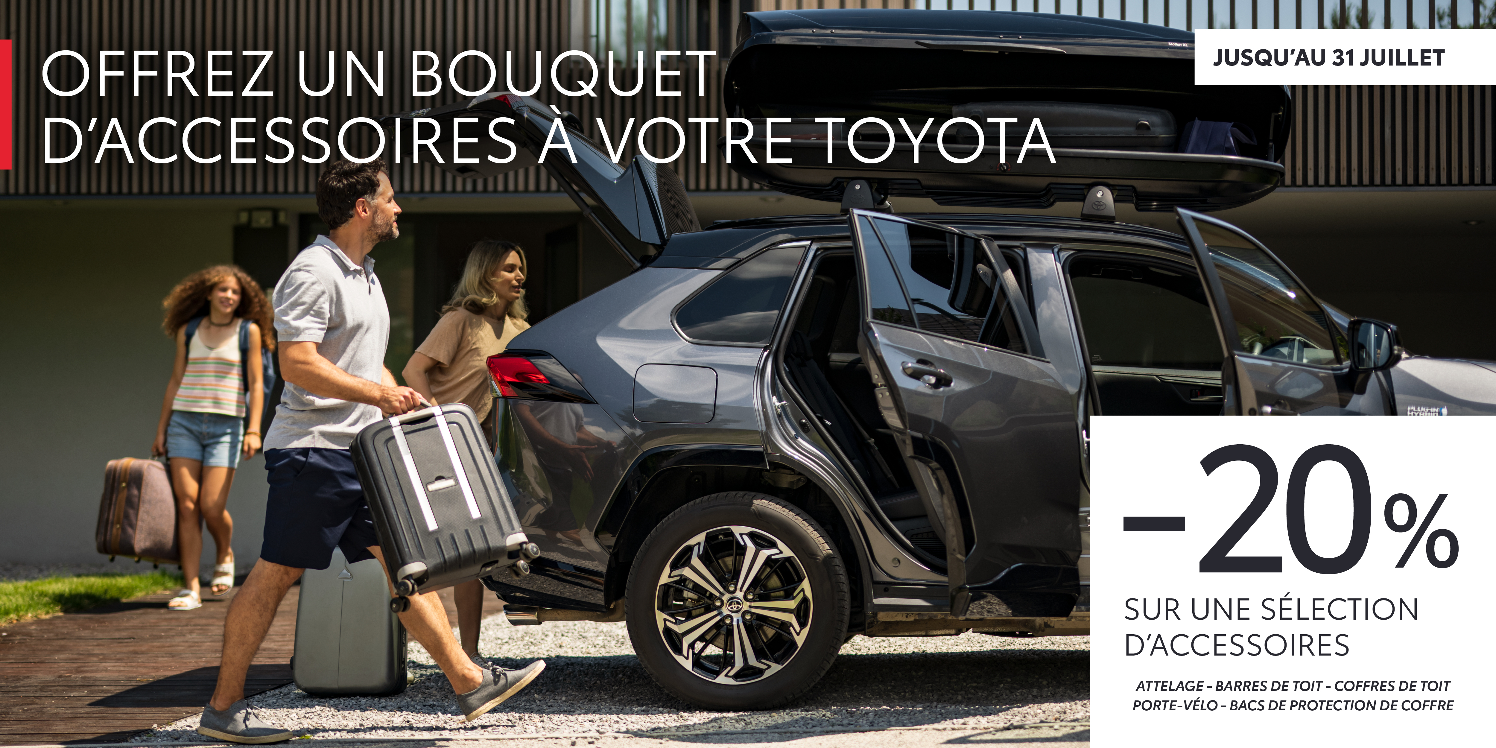 -20% sur une sélection d’accessoires Toyota